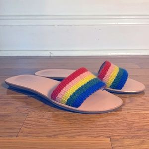 Loeffler Randall Stella Slide Sandal rainbow 7